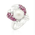 thumbnail image 1 of Pearl Crab CZ Ring, <b>Size :</b> 05, 1 of 1