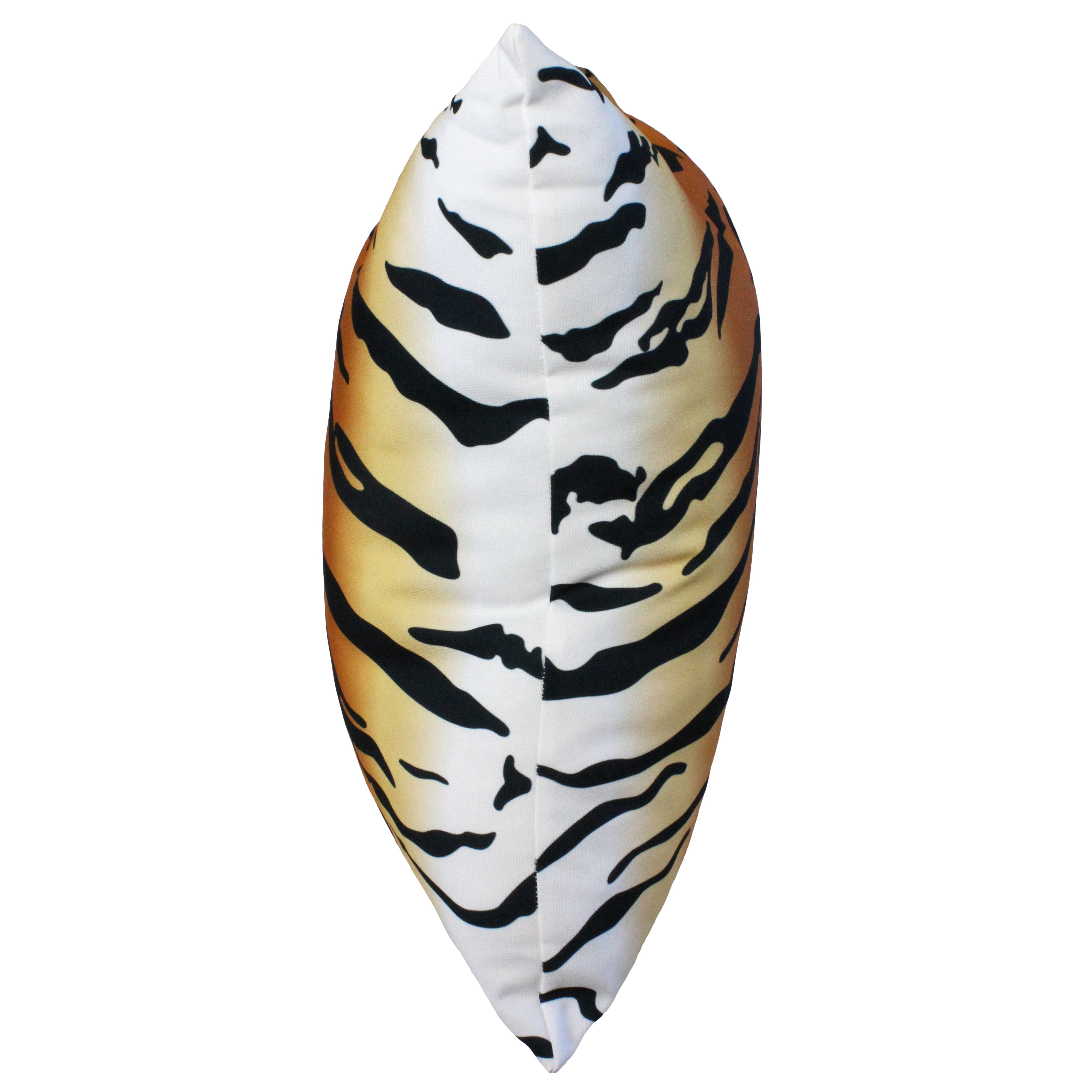 Everything Comfy Tiger Print Decorative Throw Pillow, 16x16 Inch, Natural,
