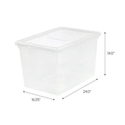 IRIS 68 Qt Clear Storage Box