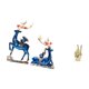 thumbnail image 5 of Estatua de resina de reno y alce, decoración artística, figura de animal, pareja de ciervos, figuras para chimenea, mesa, gesto de mano y , estatu, 5 of 8