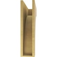 thumbnail image 4 of 6"W x 24"D x 24"H Thin Huntington Rough Cedar Woodgrain TimberThane Corbel, Primed Tan, 4 of 6