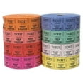 thumbnail image 2 of Indiana Ticket Company Raffle Tickets - (4 Rolls of 2000 Double Tickets) 8,000 Total 50/50 Raffle Tickets (4 Assorted Colors), 2 of 3