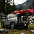 thumbnail image 4 of Costway Pick Up Truck Bed Hitch Extender Adjustable Steel Extension Rack Loads Flag, 4 of 10