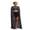 Black Dot, variant on Argulvti Women Sheer Long Capes Fashion Crew Neck Solid Color/Dot Print Cover Up Poncho Shawl