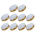 thumbnail image 3 of Shisuyan 10 Pcs Couvercles en Fer pour Bocaux, Couvercles de Remplacement Robustes, Accessoires Multifonctionnels, 3 of 8