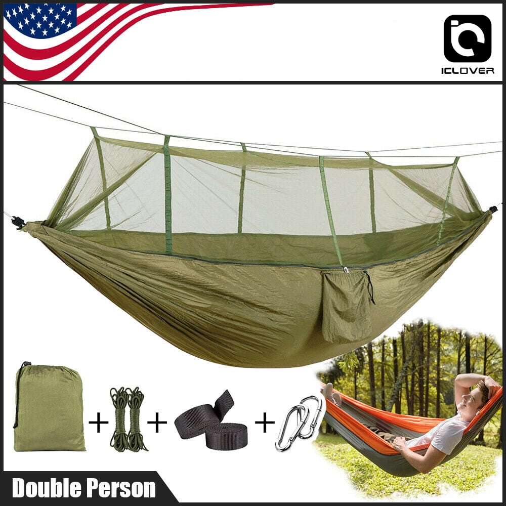 Portable 260x150cm Hammock Bed Double Nylon Camping Hanging Travel   ！ 