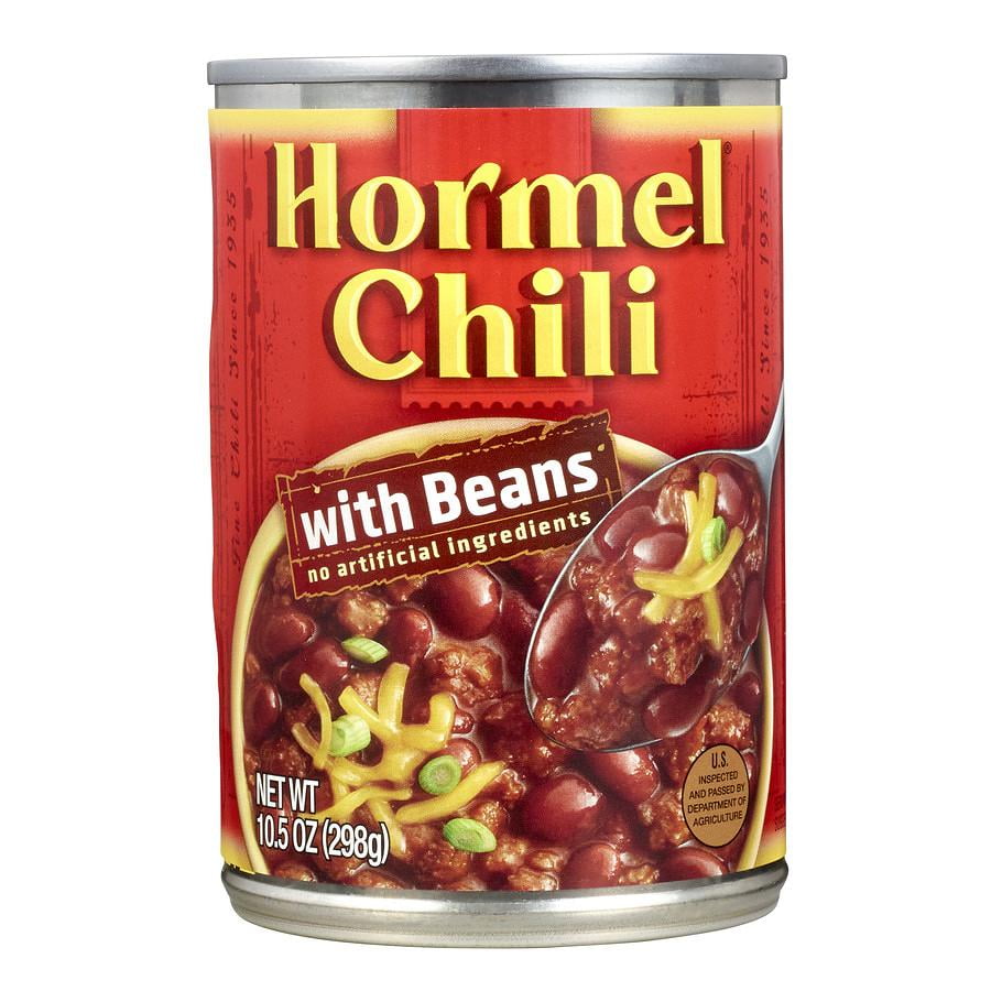 Hormel Chili, with Beans, 10.5 Oz - Walmart.com