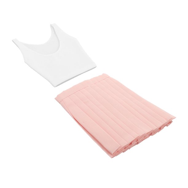 Perchas de ropa hechas a mano para muñecas BJD de 13, 18, 12 y 14 pulgadas, aptas para mochilas y trajes de baño. Rosado