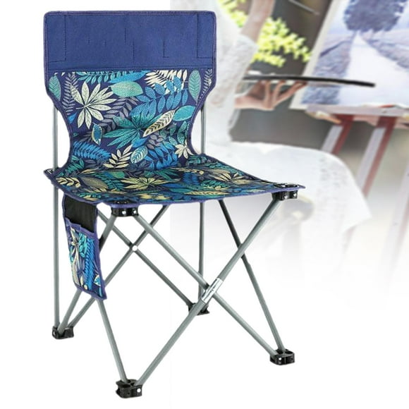 Silla de pesca, silla plegable para personas pesadas, silla plegable liviana, silla de playa para parque, senderismo, picnic, césped, patio