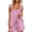 Purple, variant on ShomPort Pajama for Women 2 Piece Ruffle Soft Tank Top and Shorts Summer Home Sleep Sets