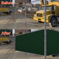 thumbnail image 5 of Tcbosik 8' x 50' Fence Privacy Screen, HDPE Fabric Meshing Cover for Deck, Patio, Backyard, Poolside, Dark Green, 5 of 7