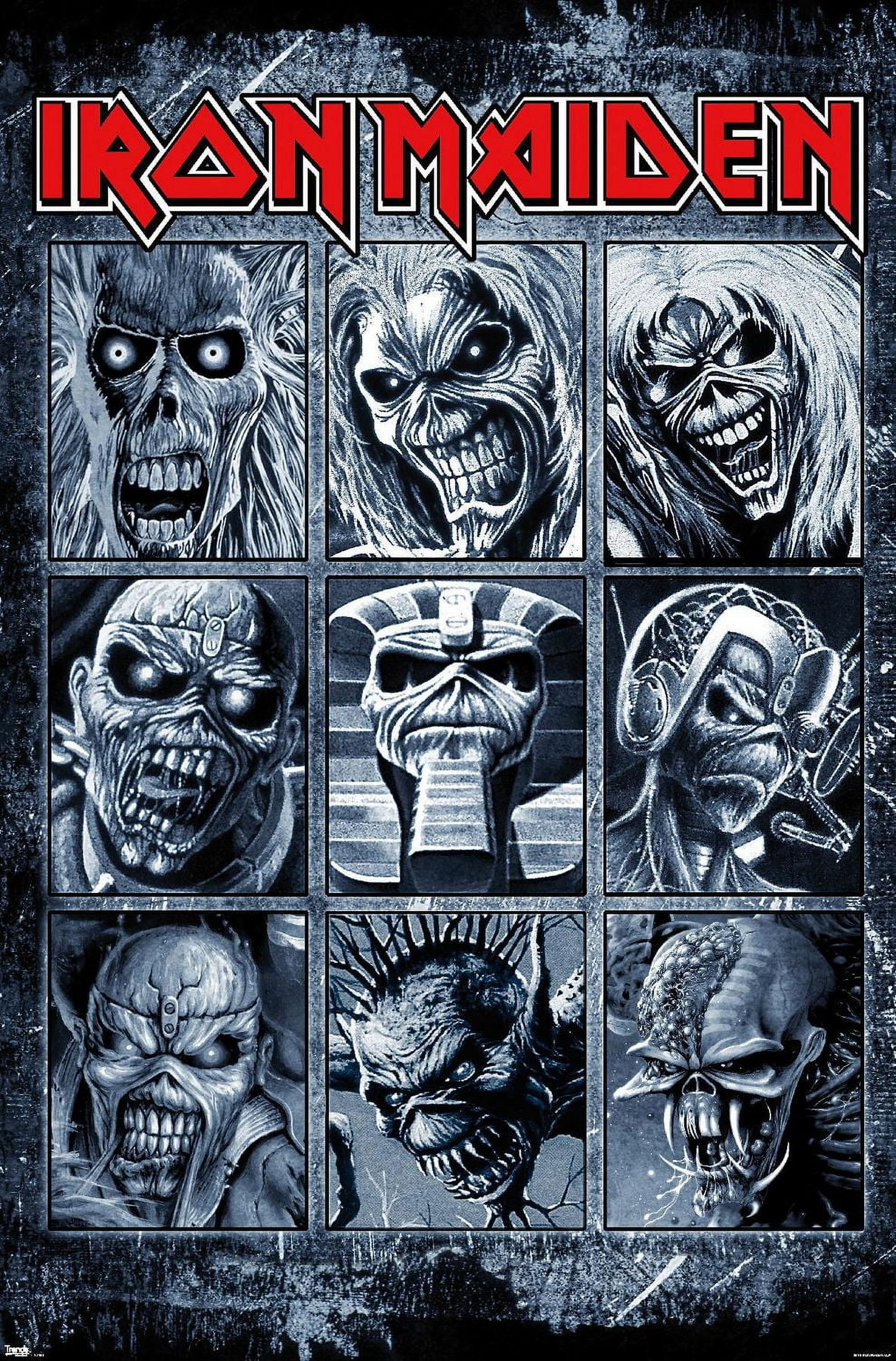 Iron Maiden - Grid Wall Poster, 22.375" x 34"
