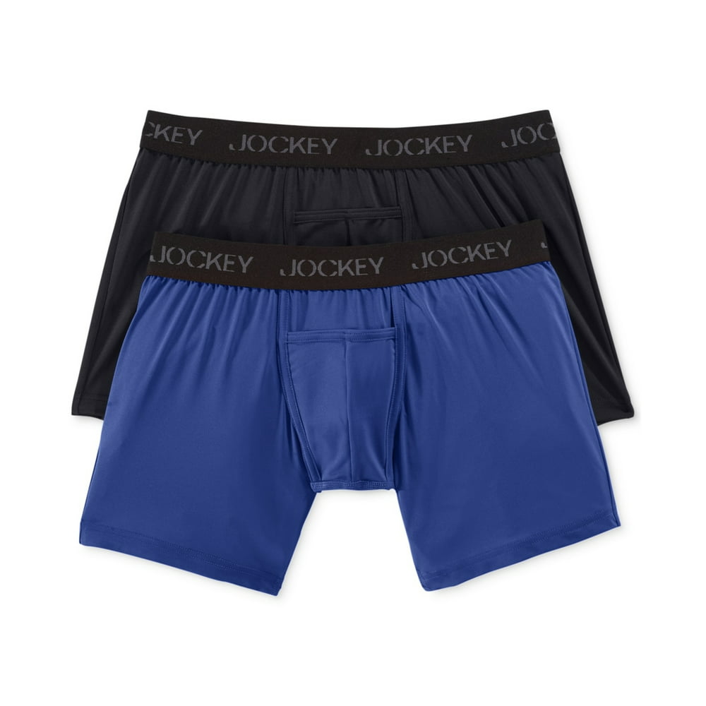 Jockey - Jockey Mens Sport Microfiber Underwear Boxer Briefs ...