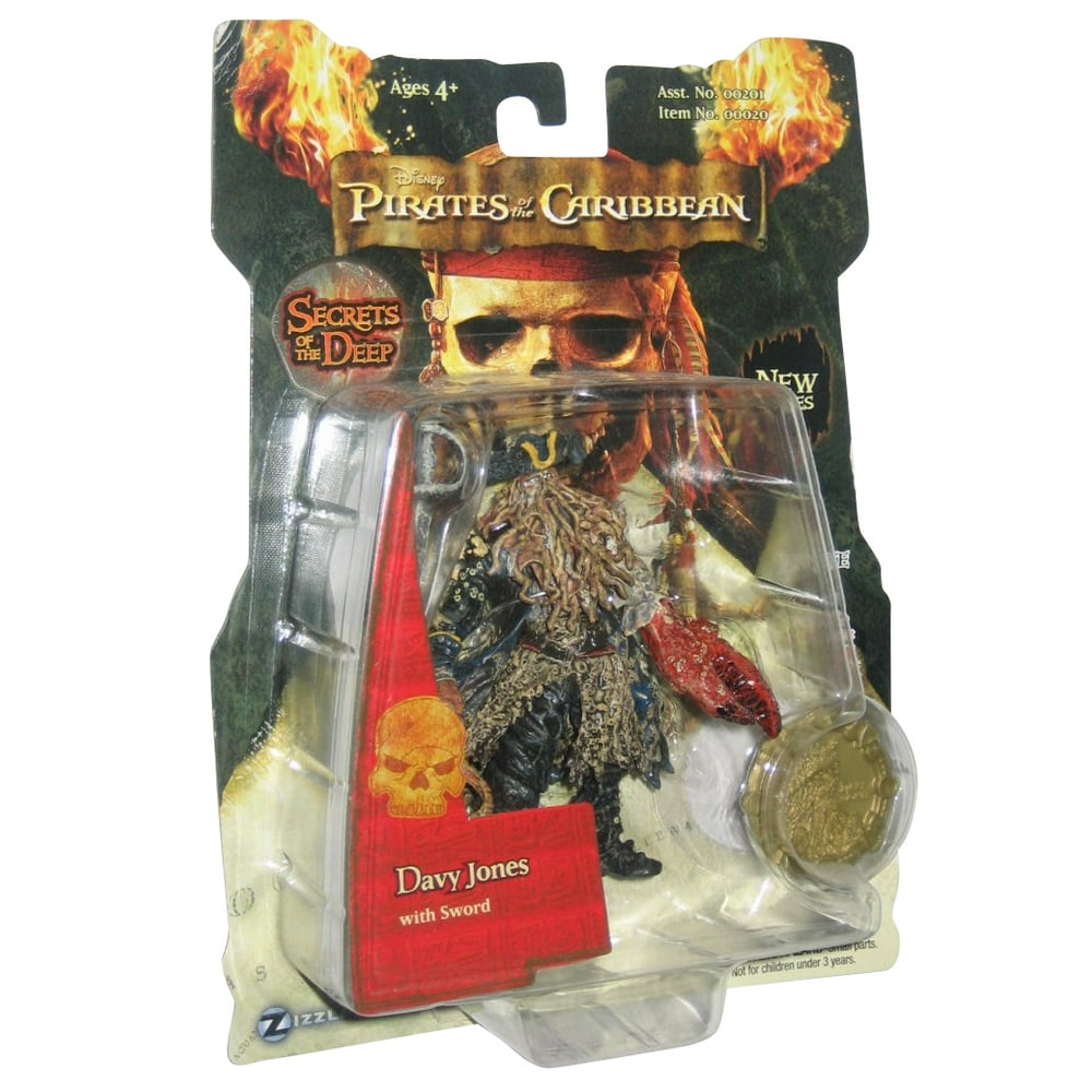Pirates of The Caribbean Dead Man's Chest Davy Jones Zizzle Figure - Walmart.com - Walmart.com
