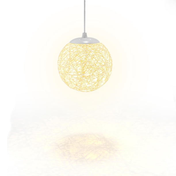 Bewildely Lámpara LED de noche estilo bola con carga USB Sepak Takraw Light para la decoración del dormitorio de la habitación del hogar Iluminación y accesorios blanco Bewildely HA026160-01