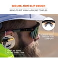 thumbnail image 4 of Gafas de sol de seguridad Ergodyne Skullerz AEGIR con lente espejada, 4 of 9