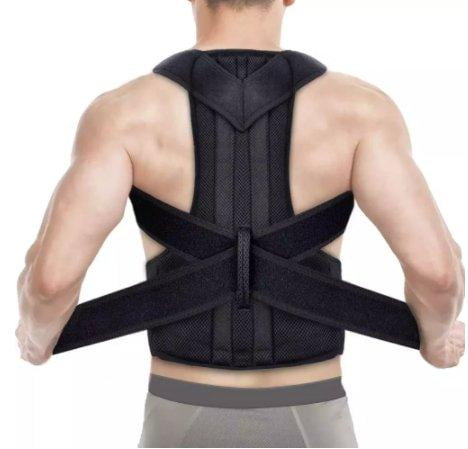 DezyMart Adjustable Compression Back Brace Posture Corrector for Men and Women - Small-4X Large