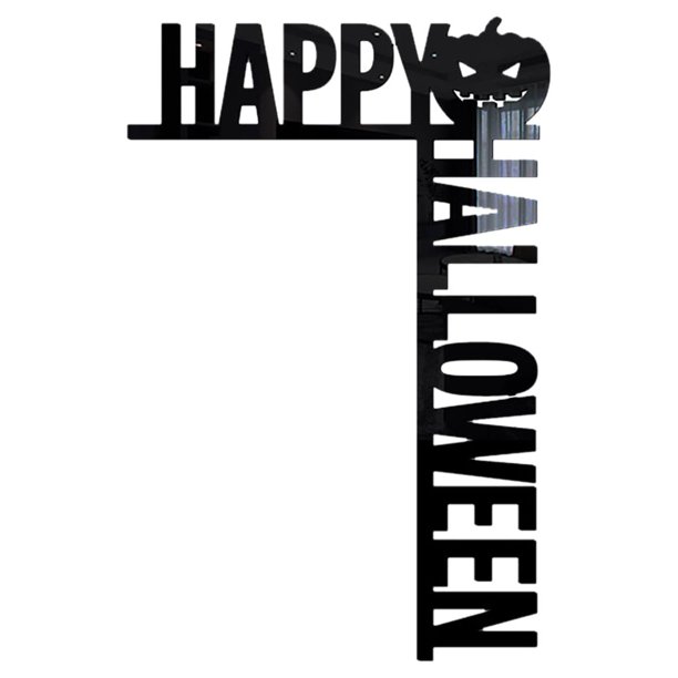 Adorno para esquina de puerta de Halloween. Adorno de Halloween. Acrílico. Decoración para esquina de puerta de casa.