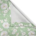 thumbnail image 6 of Ambesonne Vine Valance & Curtain, Morning Glory Species, 55"x24", Pale Green Mustard, 6 of 7