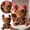 A, variant on ZJNGJC Christmas Reindeer Plush Christmas Breathing Light Sleep Moon Cute Toy Music Baby With Action A
