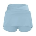 thumbnail image 5 of GEWSEY Women's 20" Knee Length Skorts Skirts Athletic Tennis Skorts Long Golf Skirt with Pockets Modest Skirts Light Blue, XL, 5 of 6
