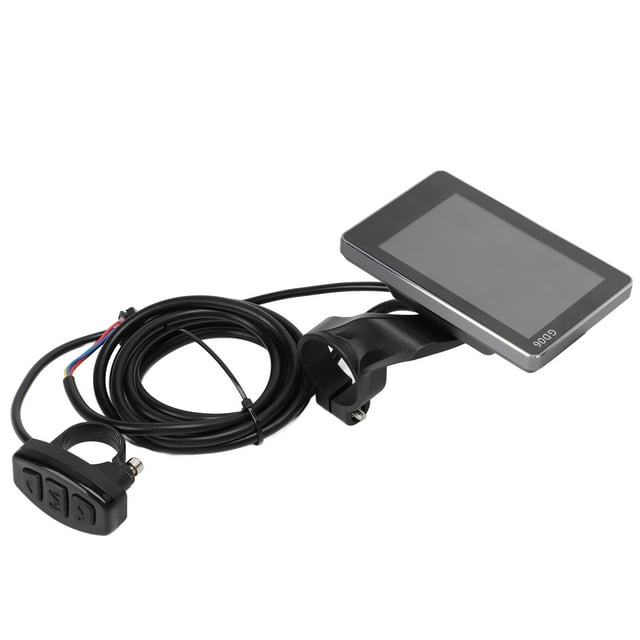 Ccdes Electric Bicycle Computer,Electric Bicycle LCD Display GD06 Bike Computer Speedometer With 36V 48V Joint For Modification Repair,Electric Bicycle Display