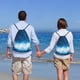 thumbnail image 5 of Fotbe Blue Glitter Sparkles Bolsa Mochila con Cordón Estampada, Bolsa de Gimnasio Deportiva, Bolsa Cinch, Bolsa con Cordón para Hombres y Mujeres-Medium, 5 of 6