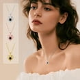 thumbnail image 1 of Sentmoon Womens Necklaces Trendy Customized Double Layer Heart Shaped Projection Necklace for Women In 100 Languages Customized High Definition Color Photos High End Feeling Collarbone Chain, 1 of 9