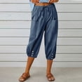 thumbnail image 2 of Shwomsmer Women's Pants Jogging Pants for Women Women's Capri Pants Women Pants Women's Casual Pants & Capris Flowy Pants for Women, 2 of 8