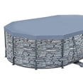 thumbnail image 4 of Funsicle 16ft x 10ft x 48in Oval Oasis Designer Pool, Metal Frame Set Above Ground Swimming Pool, 2-in-1 Filter Pump & Skimmer, Age 6 and up, 4 of 16