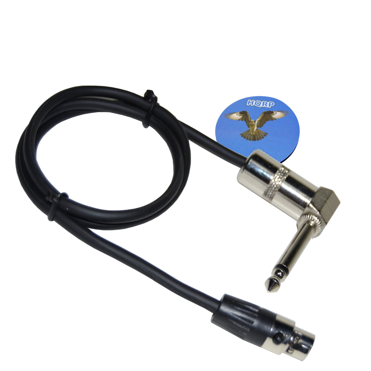 HQRP 4Pin Mini Connector (TA4F) to RightAngle 1/4Inch Connector