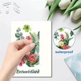 thumbnail image 3 of 1set Tropical Plants Decals Flower Stickers Green Life Window Stickers Waterproof Removable Vinyl Wall Art, 3 of 9