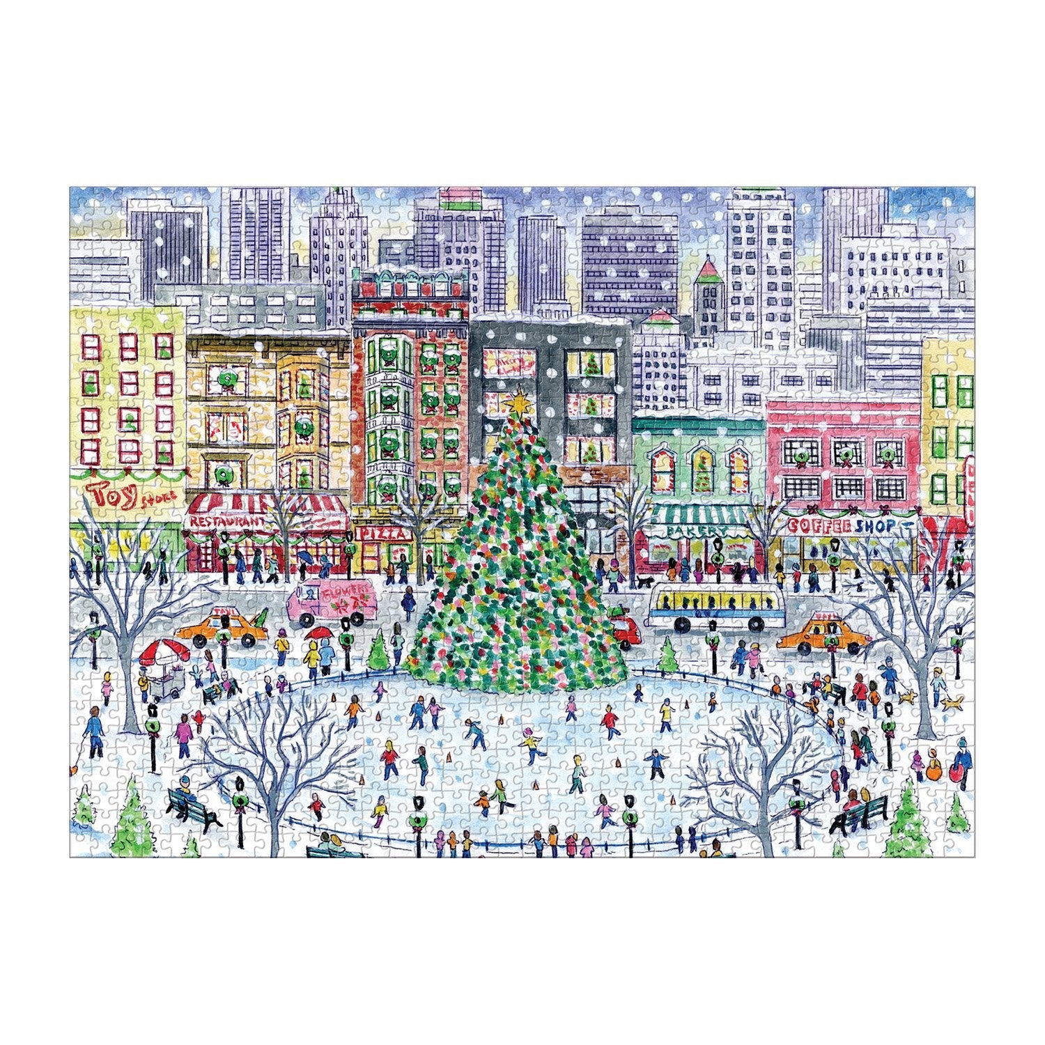 Michael Storrings Christmas in the City 1000 Piece Puzzle (Other)