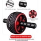 thumbnail image 3 of Rodillo Para Abdominales Y Colchoneta Para Rodillas, Equipo Para Entrenamiento de Fuerza Abdominal Y Core, Ruedas de Ejercicio Para Gimnasio En Casa Para Mujeres Y Hombres, Rueda Abdominal(A), 3 of 8