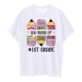 thumbnail image 4 of AWZXDE T-Shirts Graphiques de Rentrée Scolaire pour Filles Hauts Mode Décontracté Manches Courtes Coupe Ample Col Rond T-Shirts Confortables, 4 of 4