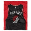 NBA Portland Trail Blazers "Jersey" Personalized Silk Touch Throw Blanket