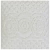 thumbnail image 5 of Better Trends Euro Sham Pillowcase For Bedspread 100% Cotton 1 Pack 26" x 26" Ultra Soft Waffle Weave Medallion Design Decorative Case Covers for Bed Heirloom Collection (Ivory), 5 of 5