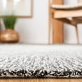 thumbnail image 4 of SAFAVIEH Micro-Loop Carbrey Sunburst Area Rug, Charcoal/Grey, 5' x 5' Square, 4 of 11