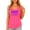 Neon Pink Tank Top, variant on Easy Tiger Tank Top for Women and Teens Trendy Everyday Tiger Sleeveless Tee White Tank Top Medium