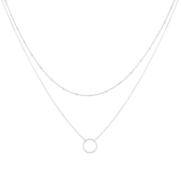Hearth & Gear Layered Necklace | Fashionable Minimalist Design Pendant Necklace Sister Necklace Necklace Pack for Women Big Necklaces Long Necklace Set Pearls Necklace Thin Necklace for Women Pearl