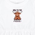 thumbnail image 4 of Inktastic New to the Herd Highland Cow Girls Baby Dress, 4 of 5