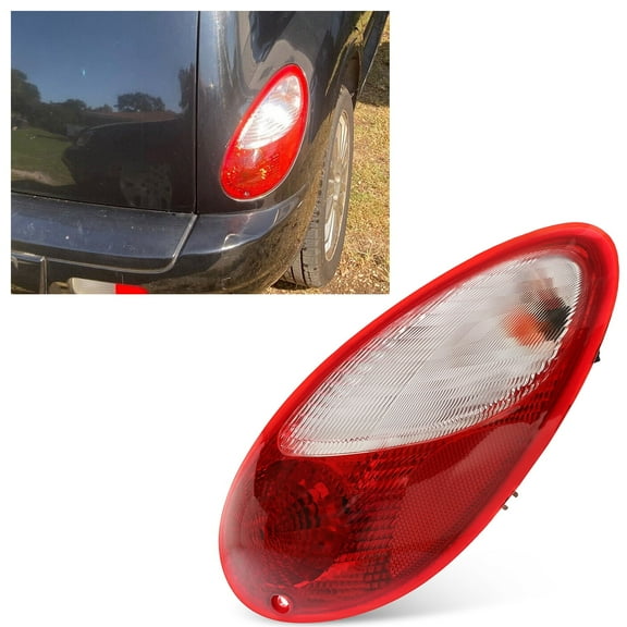 Kojem Right Tail Light for 2006-2010 Chrysler PT Cruiser Replace for 5116222AB w/ Bulbs Halogen Lamp Passager Side
