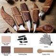thumbnail image 4 of Ninonly 18Pcs Wood Carving Tools Set, Wood Carving Kit Include Hook Carving Knife,Detail Knife,Whittling Knife,Oblique Knife,Trimming Knife,Chip Knife, Wood Chisels Set for Beginners Woodworking, 4 of 8