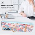 thumbnail image 2 of Allytech Galaxy A52 4G/5G Case Cover, Soft TPU Back Cover with Ring Holder Stand Shockproof Anti-Scratch Slim Fit Bumper Phone Case for Samsung Galaxy A52 4G/5G, Pink Flower, 2 of 4