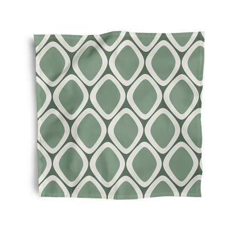 

Simply Daisy 18 x 18 Green Geometric Napkins Set of 4
