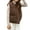 Coffee, variant on New Korean Style Thick Cotton Vest Parka, Stylish Warm Outer Wear Winter Down Cotton Waistcoat White,XL