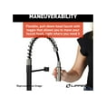 thumbnail image 3 of Lippert Coiled Pulldown Kitchen Faucet - Black Stainless Steel - Model 2022109922, 3 of 5