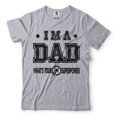 thumbnail image 5 of I'm A Dad Shirt Superpower T Funny Father's Day Tee Father Gifts Fathers Gift For Men Birthday (3X-Large Military Green), 5 of 6