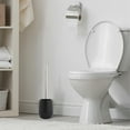 thumbnail image 2 of Taza de cepillo Wosthever con boquilla galvanizada para almacenamiento de artículos de tocador de baño blanco ZT-T223, 2 of 6