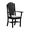 Black, variant on Keystone Amish Co. Sunburst Poly Composite Dining Chair with arms, Aruba